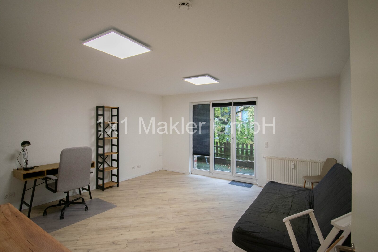 Gemütliche 1-Raum-Wohnung mit Terrasse in Schwerin