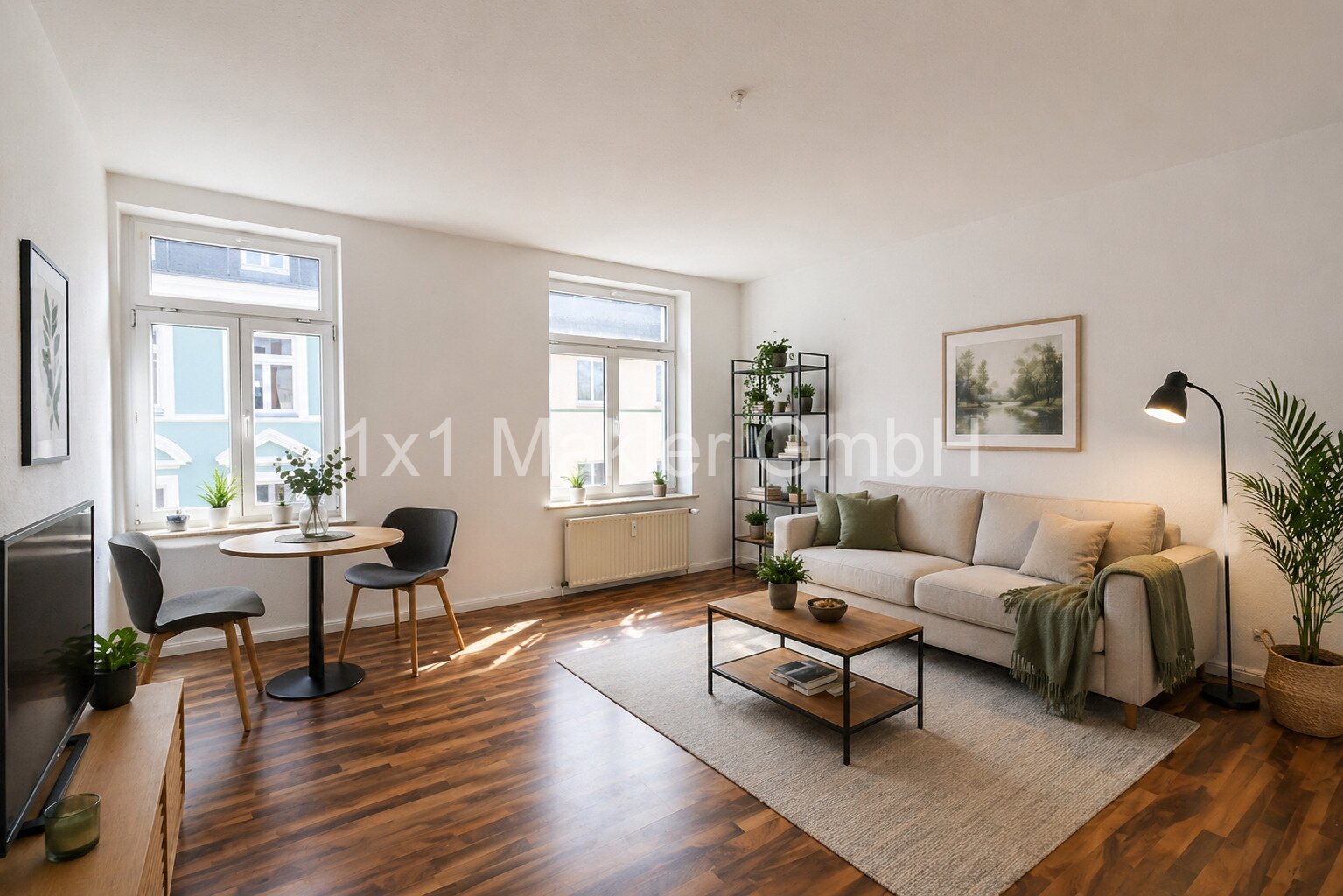 Sanierte 1 Raum Wohnung mit EBK im Zentrum SN