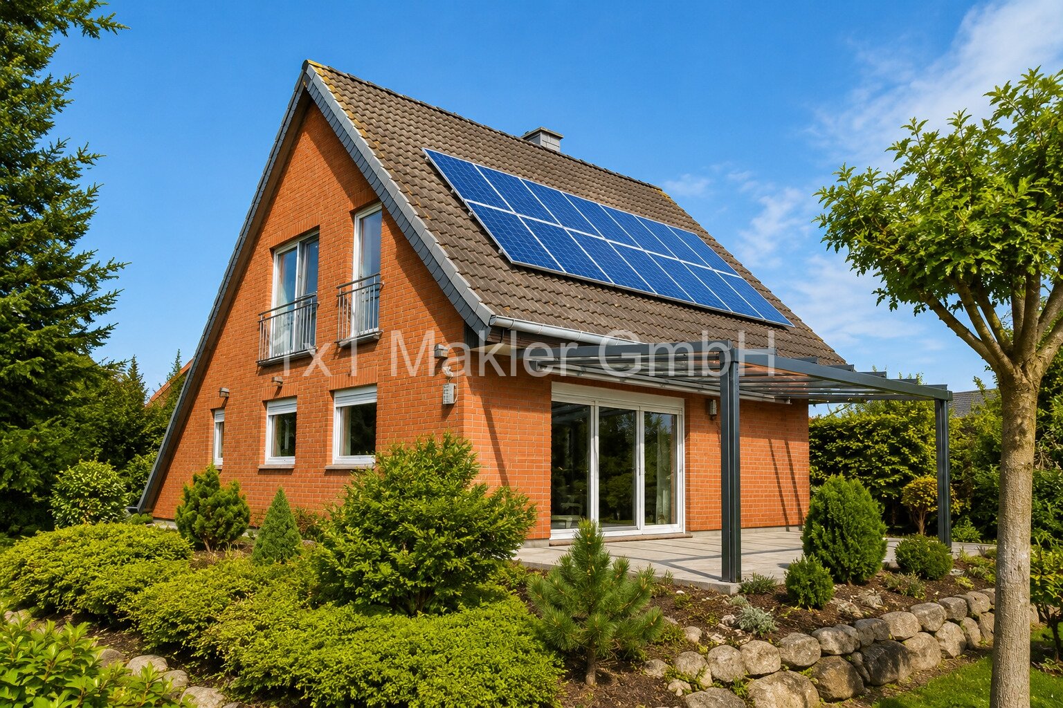 Einfamilienhaus in grüner Oase