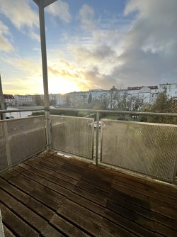Blick vom Balkon