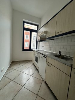 Küche mit Einbauküche