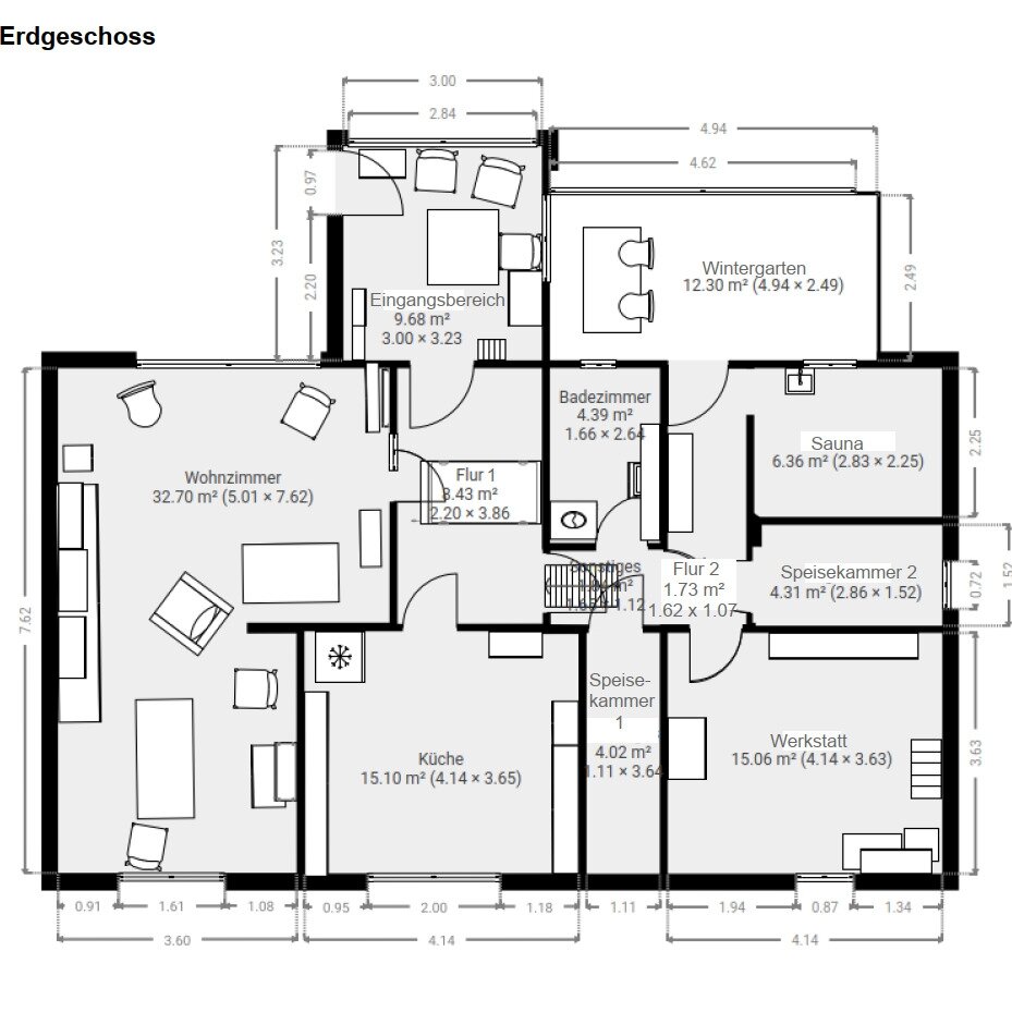 Grundriss Erdgeschoss Grundriss Erdgeschoss