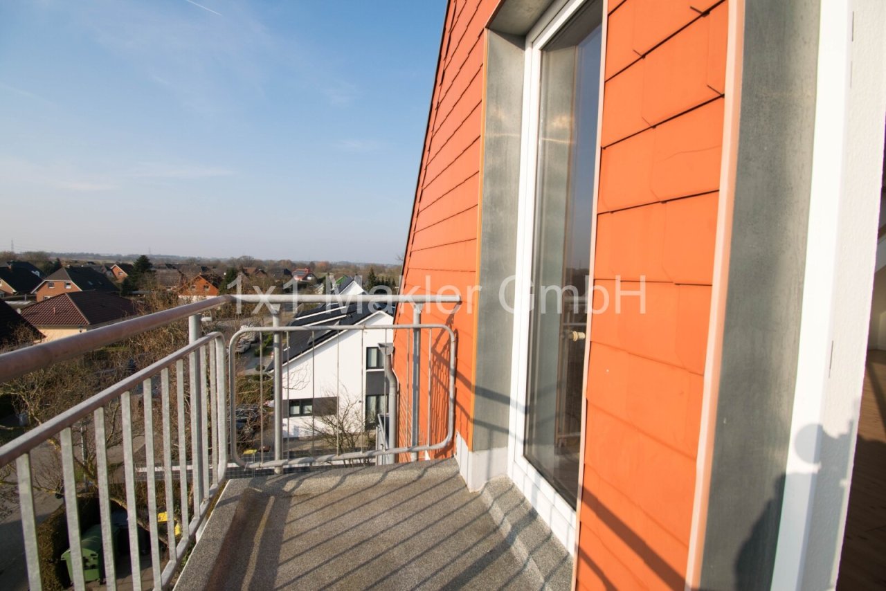 Blick vom Balkon