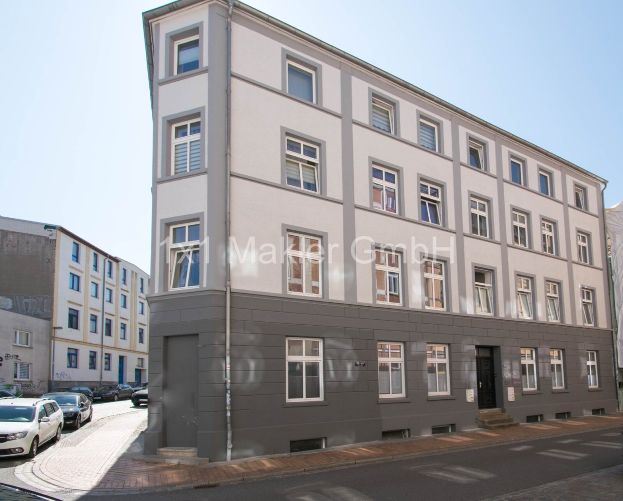 Blick aus Lübecker Straße