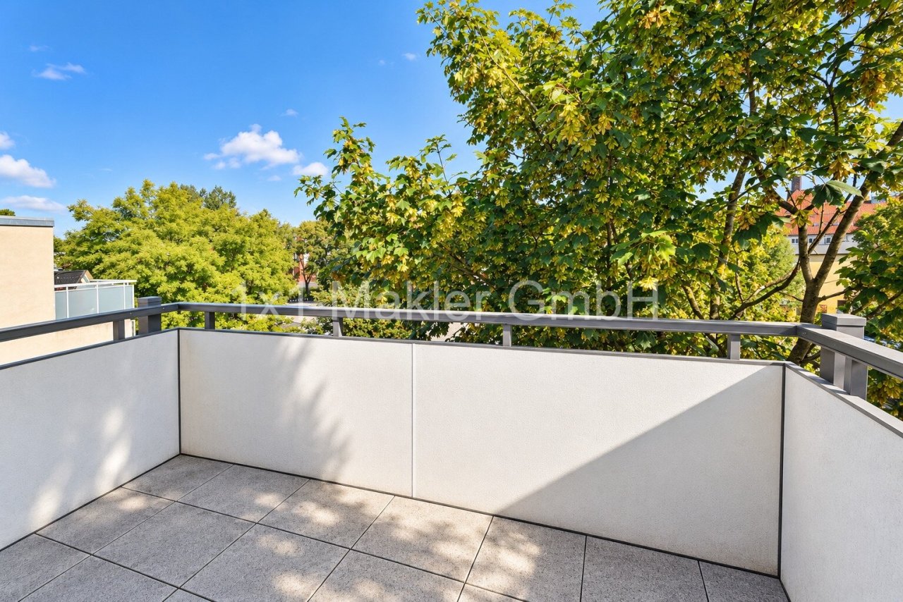 Blick vom Balkon Blick vom Balkon